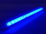 MARINE BOAT BLUE LED STRIP LIGHT 23LM FLUSH MOUNT 12V 3W IP67 45